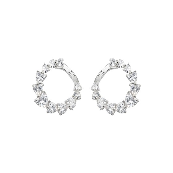 Pendientes Classy Corazones CZ