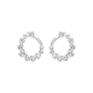 Classy Hearts CZ Earrings