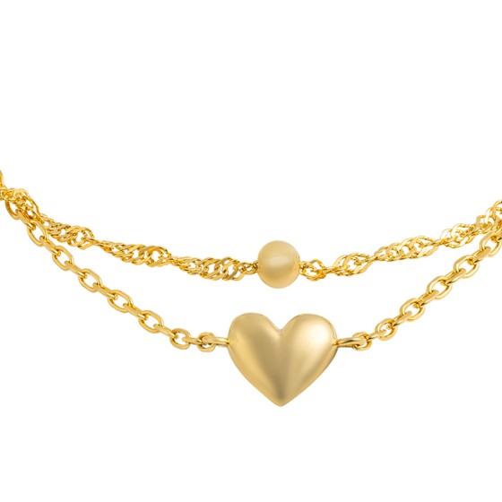 Classy Heart Bracelet