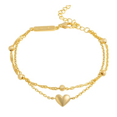 Classy Heart Bracelet