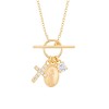Hope Our Lady of Fátima Medal & Cross Necklace