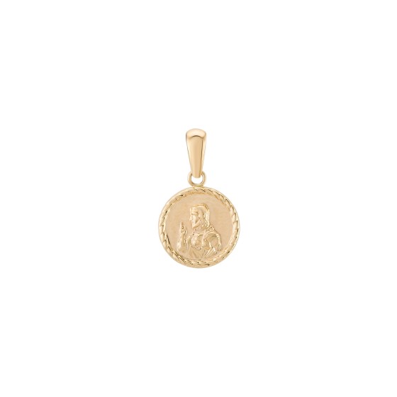 Pendente Ouro Timeless Medalha Religiosa