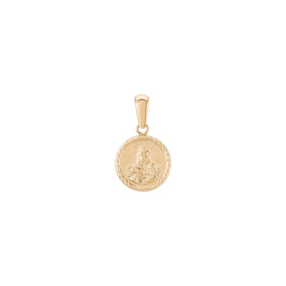 Pendente Ouro Timeless Medalha Religiosa