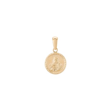 Gold Timeless Religious Medal Pendant Gold Timeless Religious Medal Pendant