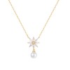 Collar Classy Perlas y Flores