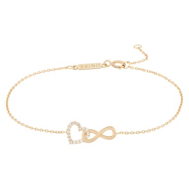 Timeless Heart & Infinity Bracelet
