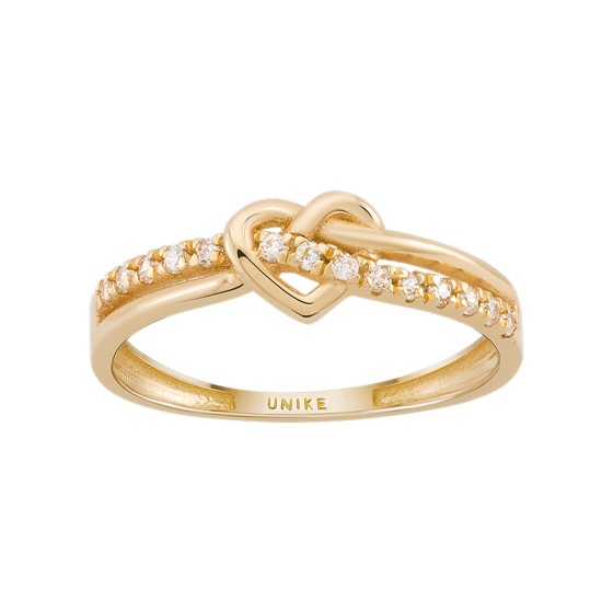 Anillo Timeless Nudo y Coraz�n
