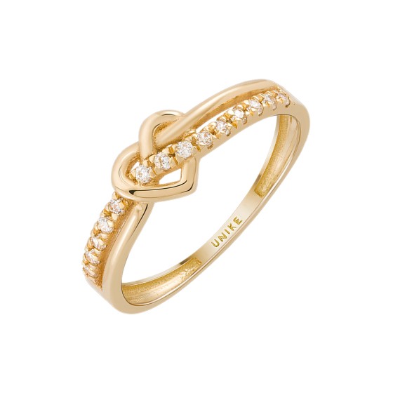 Anillo Timeless Nudo y Coraz�n
