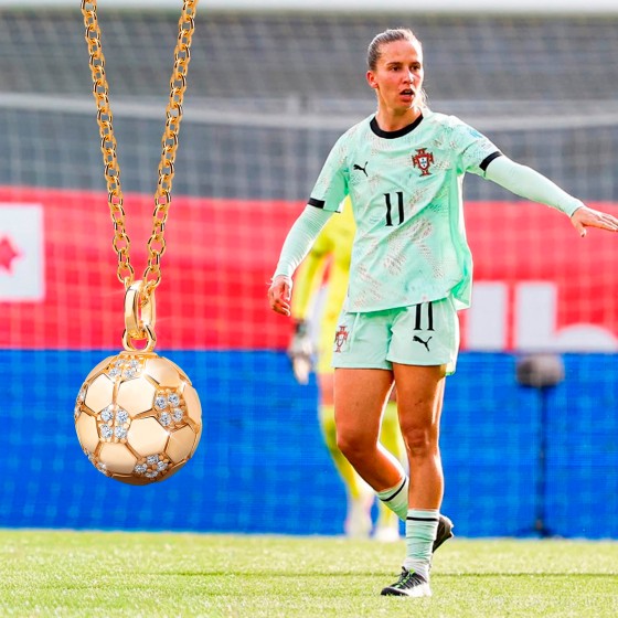 Passions Football Necklace