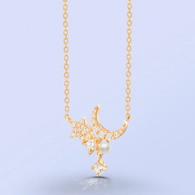Matchy Moon & Stars Necklace