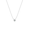 Colar Classy Square Solitaire