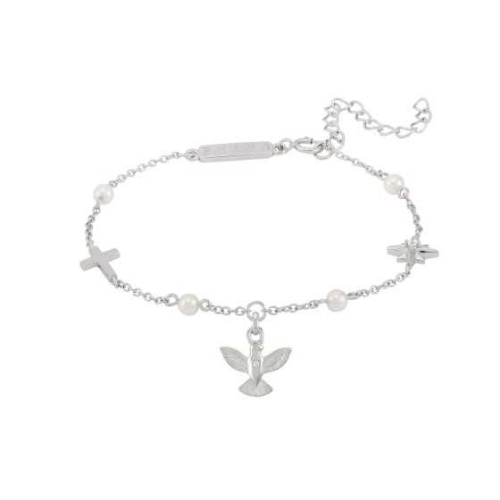 Hope Holy Spirit with Pearls Bracelet