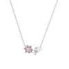 Girls Pink Flower & Butterfly Necklace