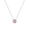 Girls Pink Flower Necklace