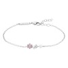 Girls Pink Flower & Butterfly Bracelet