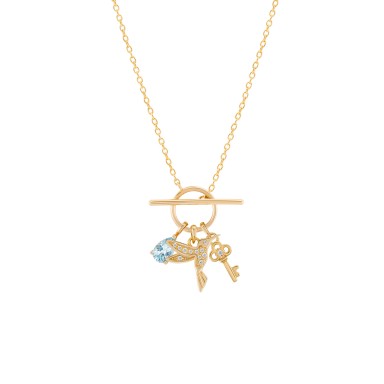 Colar Fun Colibri  & Chave