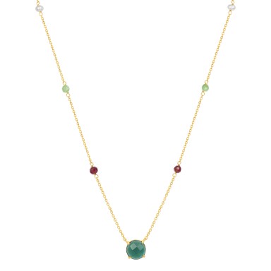 Colorful Stones Fun Necklace