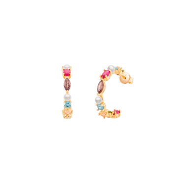 Argolas Fun Colorful Stones