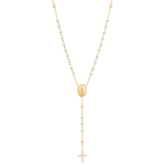 Colar Hope Ros�rio & Medalha Nossa Sra de F�tima